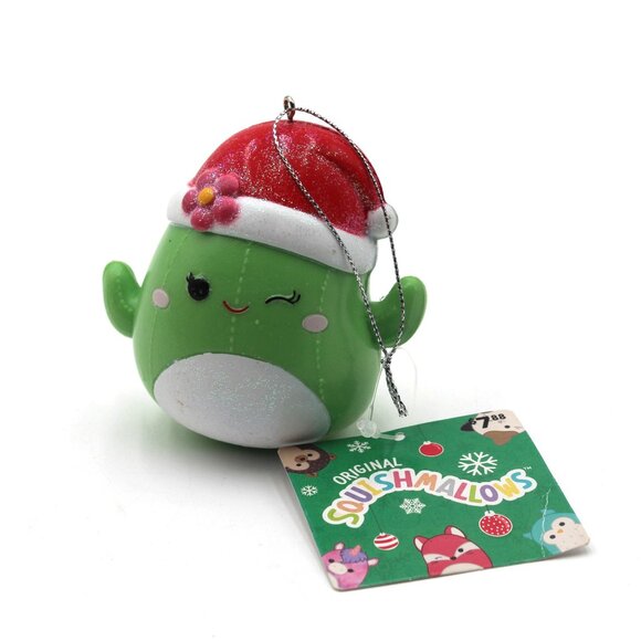 Squishmallows Maritza The Cactus 3" Hanging Christmas Ornament Kurt S. Adler NWT - Picture 2 of 7